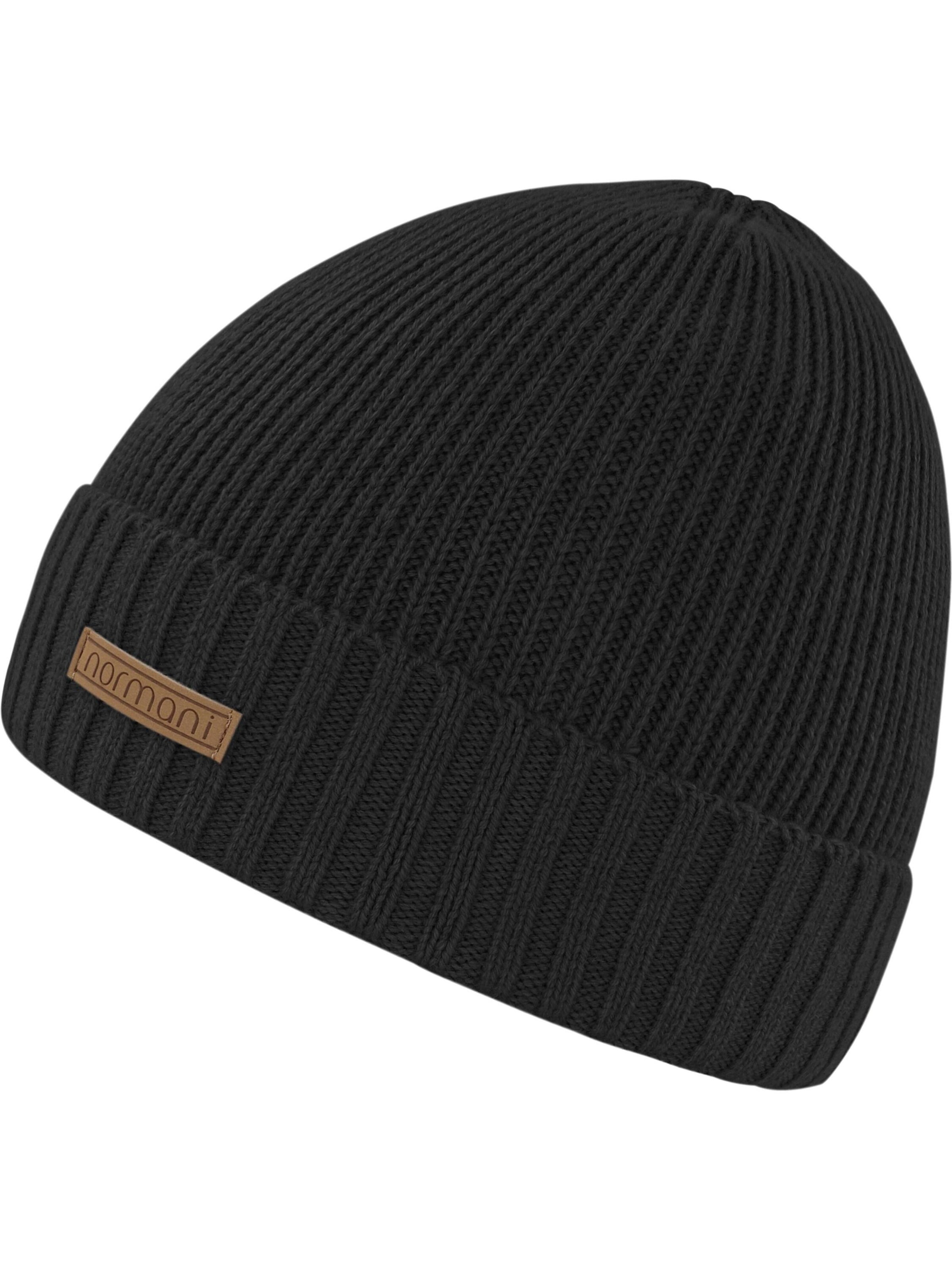 normani Beanie ' Yuma ' in Black