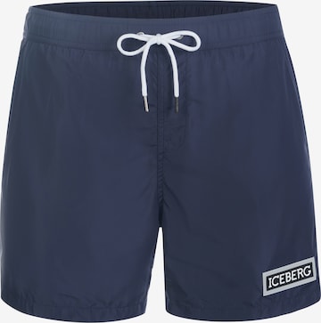 Maillot de bain 'Iceberg Badeshorts navy' ICEBERG en bleu : devant