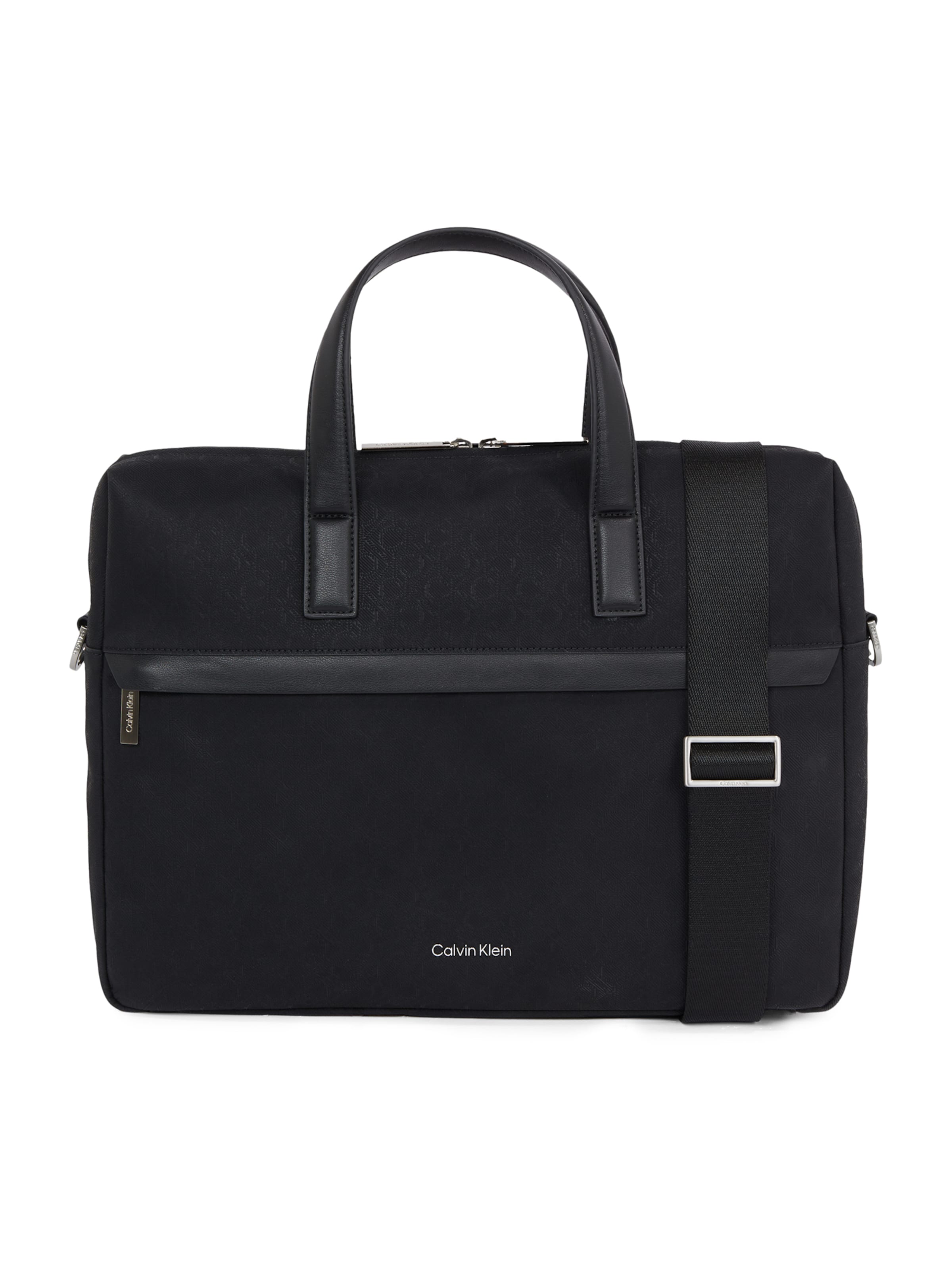 Calvin Klein Laptop Bag 'Must' in Black: front