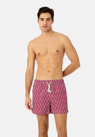 Gassa d'Amante Zwemshorts 'Praiano' in Rood: voorkant