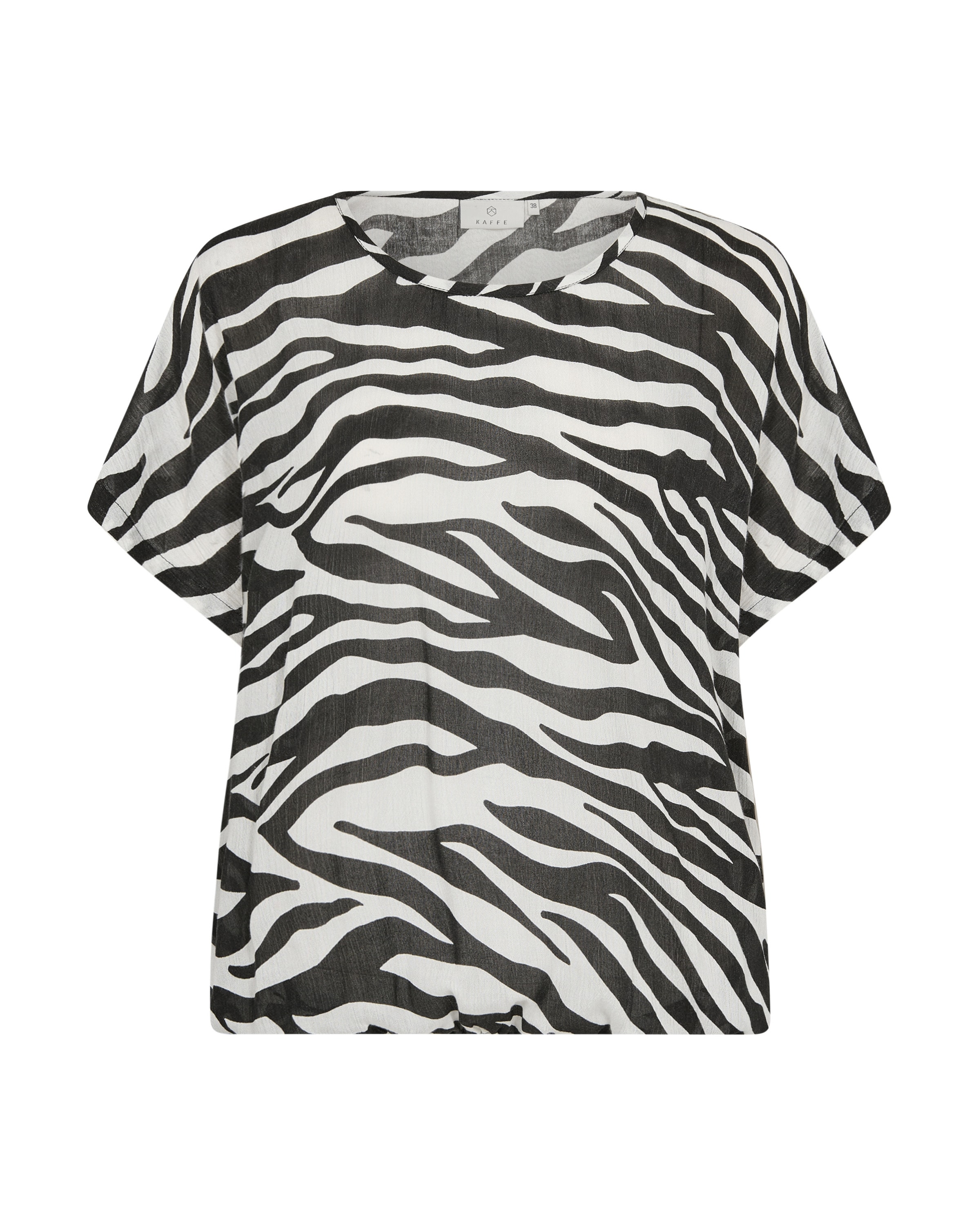 Kaffe Blouse &#x27;Amber&#x27; in Zwart: voorkant