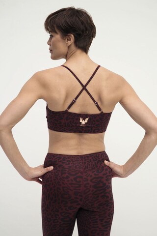 Kismet Yogastyle Bustier Sport-BH 'Amba' in Rot