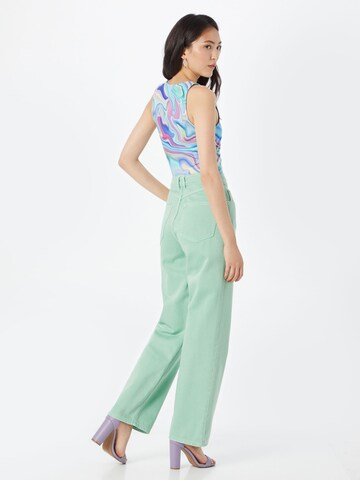 Wide Leg Jean Pimkie en vert