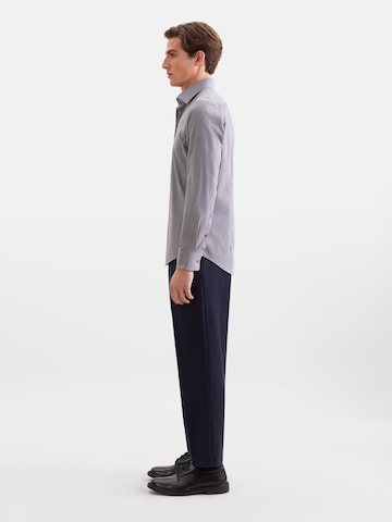 SEIDENSTICKER Slim fit Business shirt in Grey