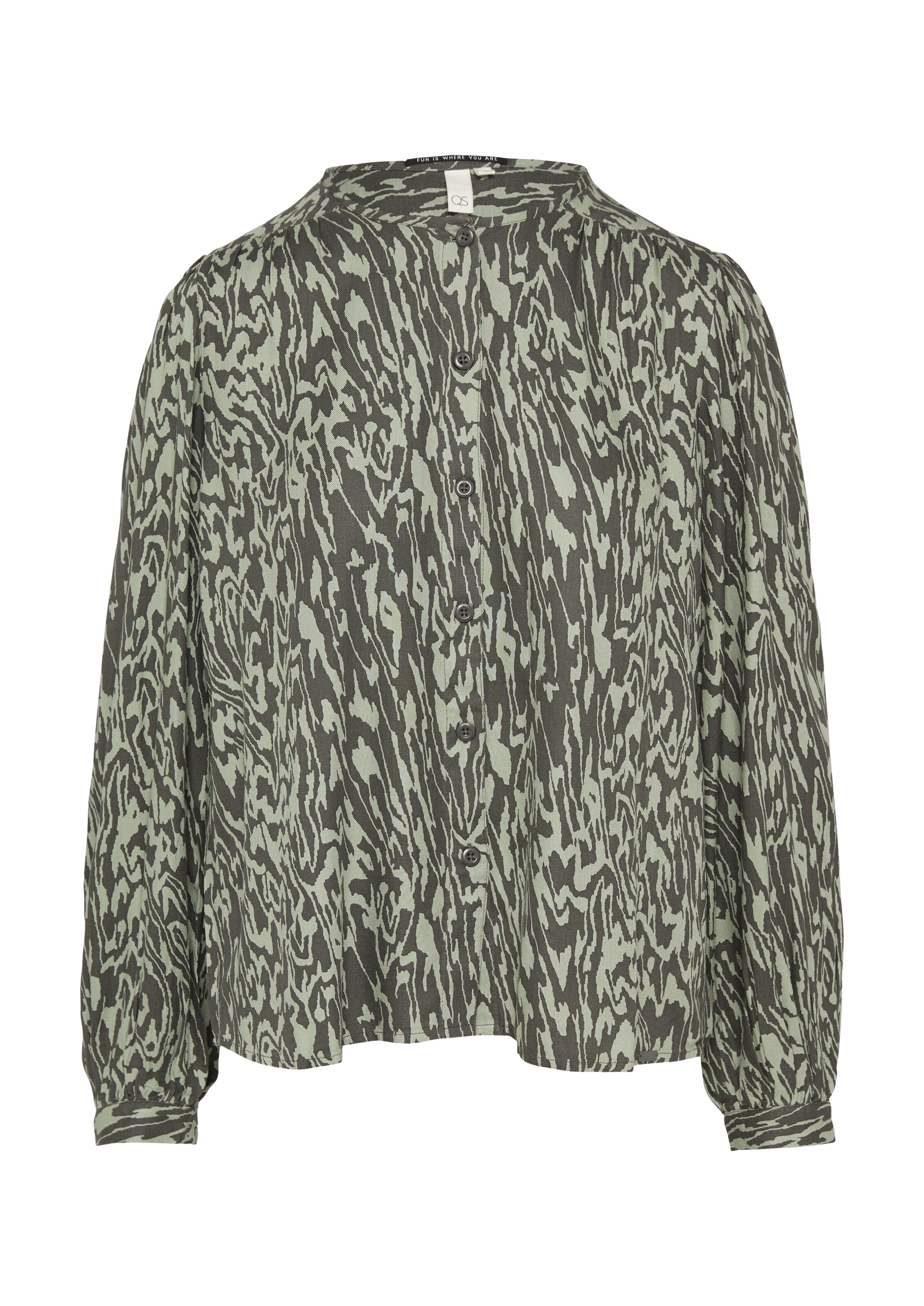 QS Bluse in Grün: Vorderseite