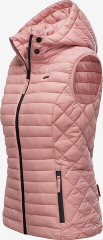 MARIKOO Vest 'Hasenpfote' in Pink