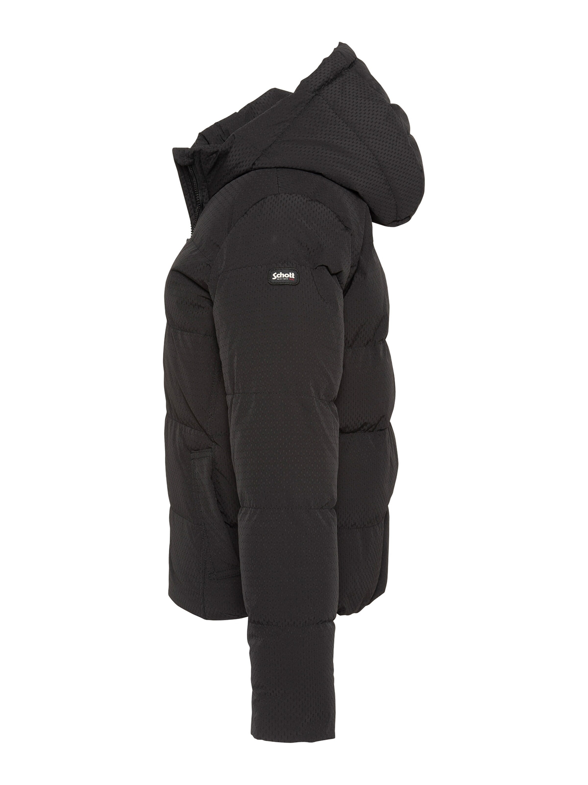 Manteau d’hiver Schott NYC en noir