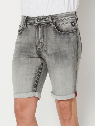 Coupe slim Jean KOROSHI en gris