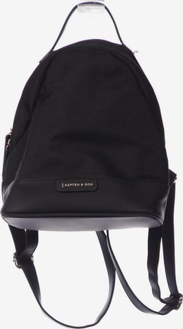 Kapten & Son Rucksack One Size in Schwarz: predná strana