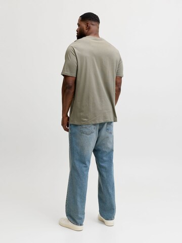 Jack & Jones Plus Shirt 'JJDevin Daytona' in Green