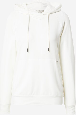 Herrlicher Sweatshirt 'Rey' in Wit: voorkant
