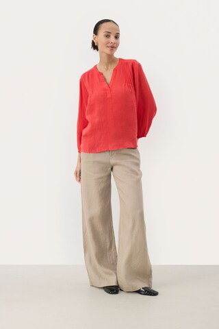 Part Two Bluse 'Nyara' i rød