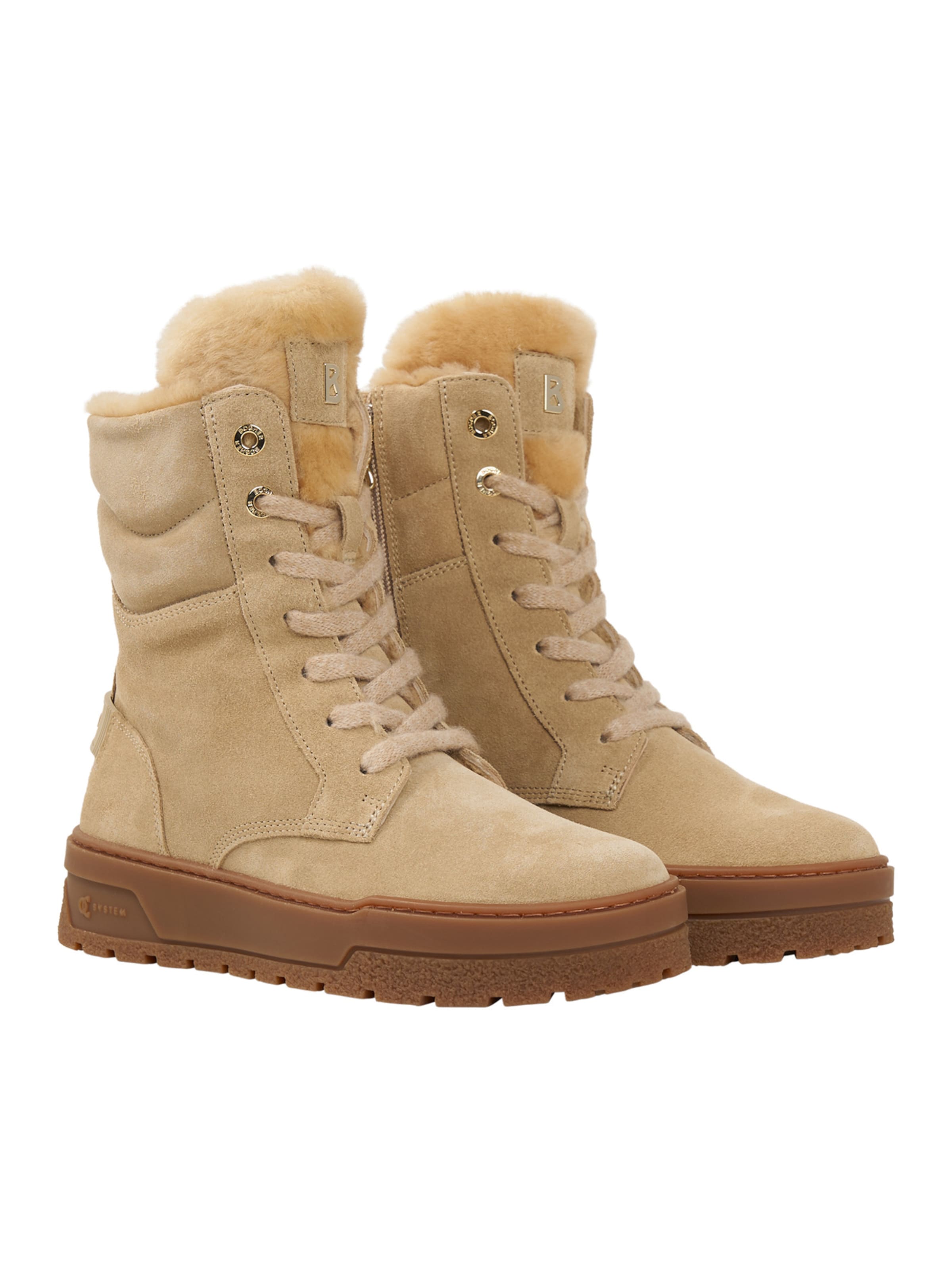 BOGNER Schnürboots 'Calgary' in Beige