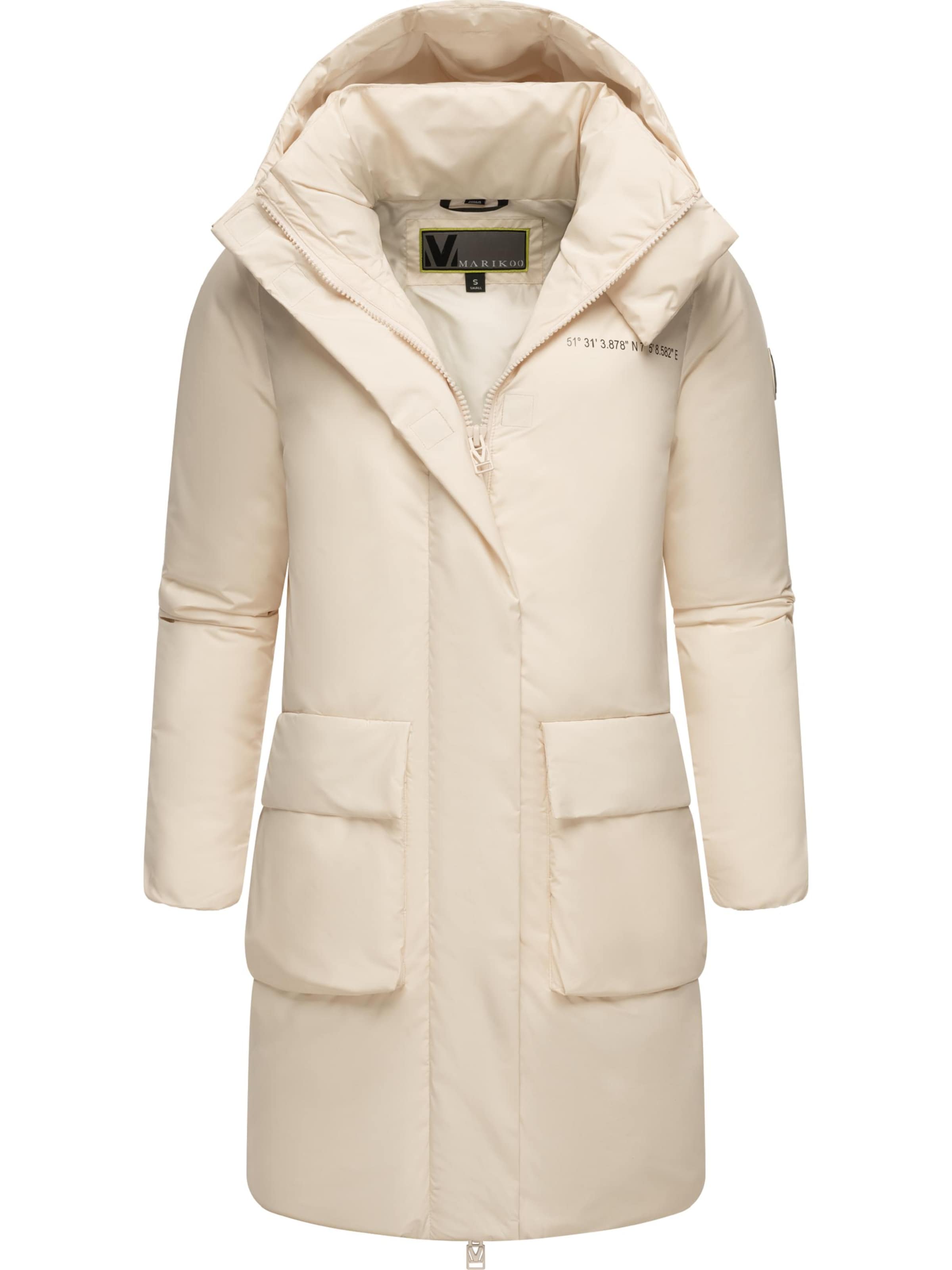 bēšs MARIKOO Ziemas mētelis 'Nanami 16'