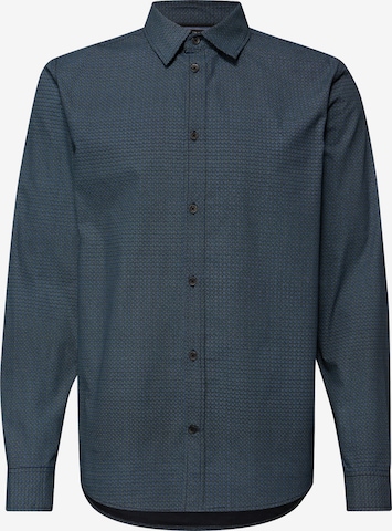 Street One MEN Hemd in Blau: Vorderseite