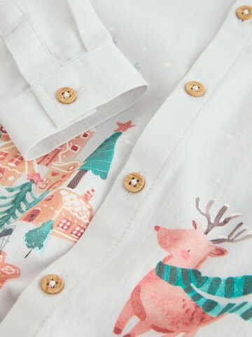 Next Regular fit Button up shirt in Grey