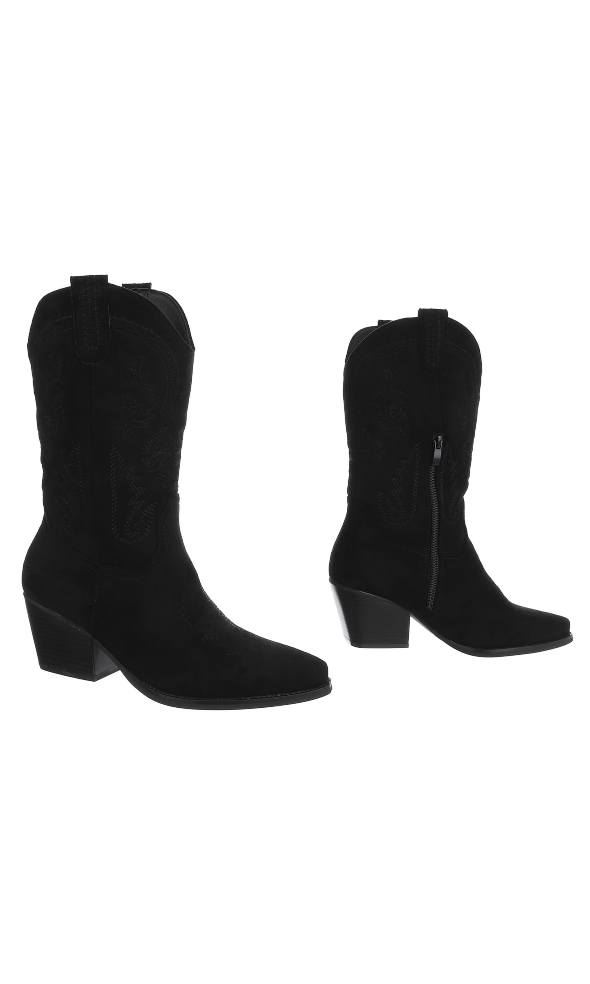 Ital-Design Stiefelette in Schwarz