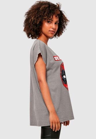 ABSOLUTE CULT T-Shirt 'Deadpool - Camo Head' in Grau