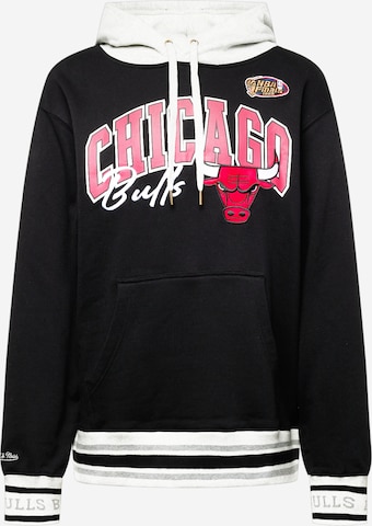 Mitchell & Ness Sweatshirt 'CHI. BULLS' in Black: front