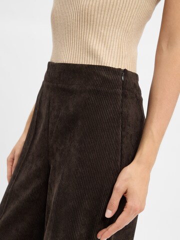 DRYKORN Wide Leg Hose 'Before' in Braun