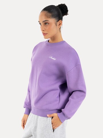 Smilodox Sweatshirt in Lila: voorkant