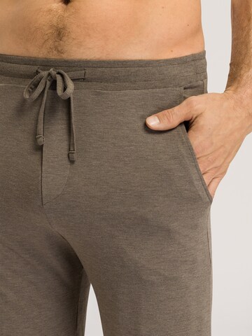Hanro Pajama Pants ' Casuals ' in Brown