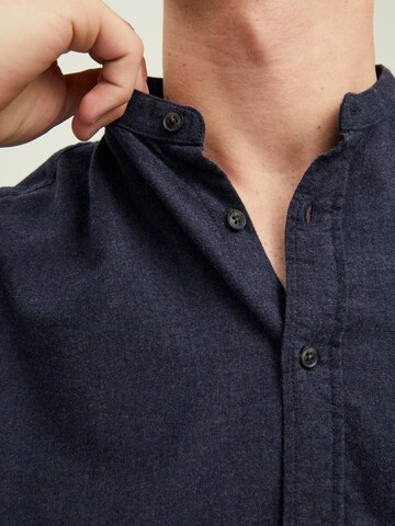 JACK & JONES Regular fit Button Up Shirt in Blue