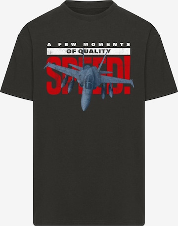 MT Upscale Koszulka 'Speed Jet' w kolorze czarny: przód