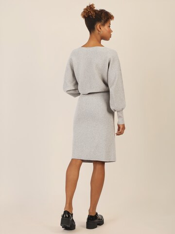 APART Knitted dress in Grey
