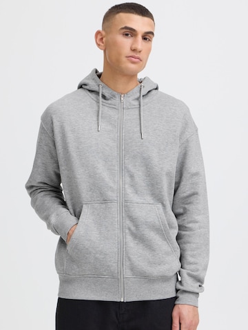 !Solid - Sudadera con cremallera 'SD LENZ' en gris: frente