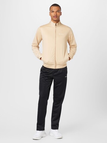 Champion Authentic Athletic Apparel Tracksuit in Beige: front