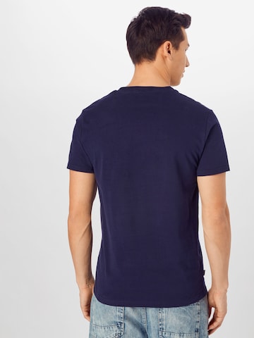 Superdry Regular Fit T-Shirt in Blau