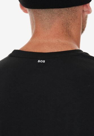 SOS T-Shirt 'Kobla' in Schwarz