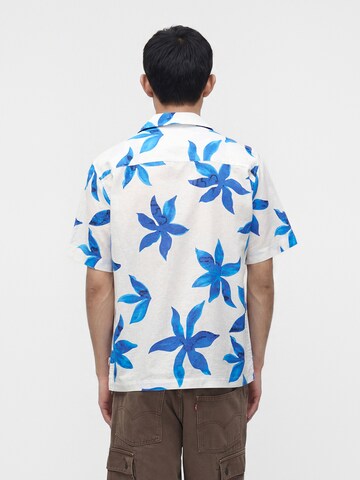 Only & Sons Comfort fit Button Up Shirt 'ONSCAIDEN' in White