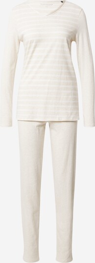 SCHIESSER Pajama in mottled beige / White, Item view