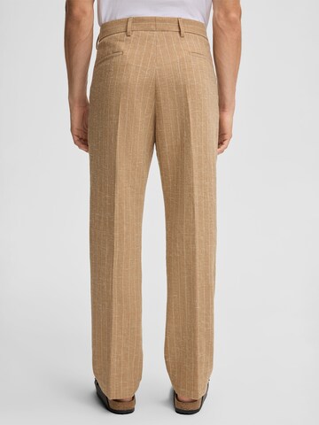 STRELLSON Regular Trousers 'Tomeo' in Brown