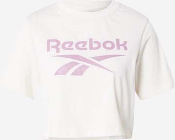 Maglietta di Reebok in bianco: frontale