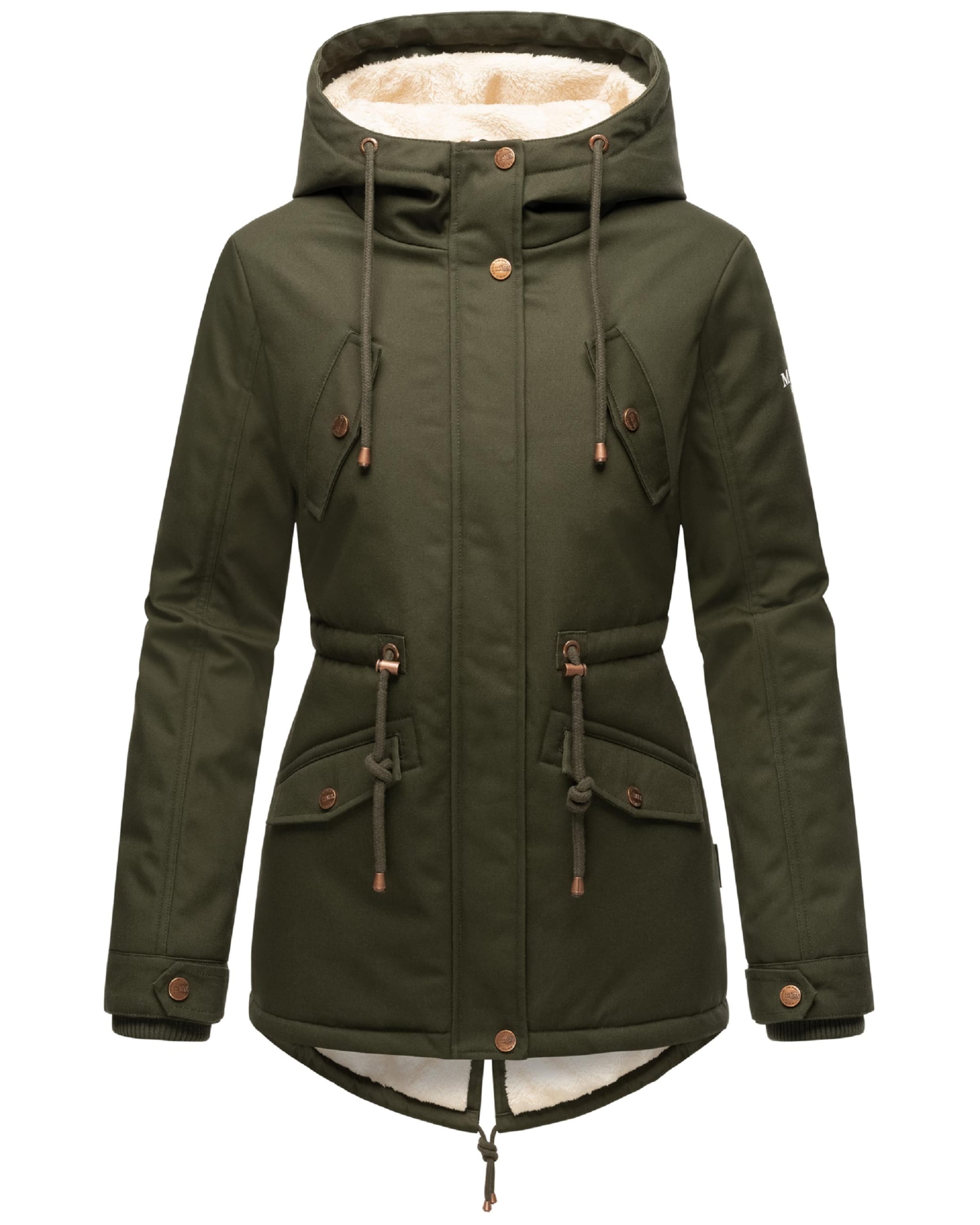 Parka d’hiver 'Manolya' MARIKOO en vert