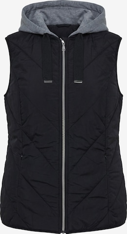 Ulla Popken Vest in Black: front