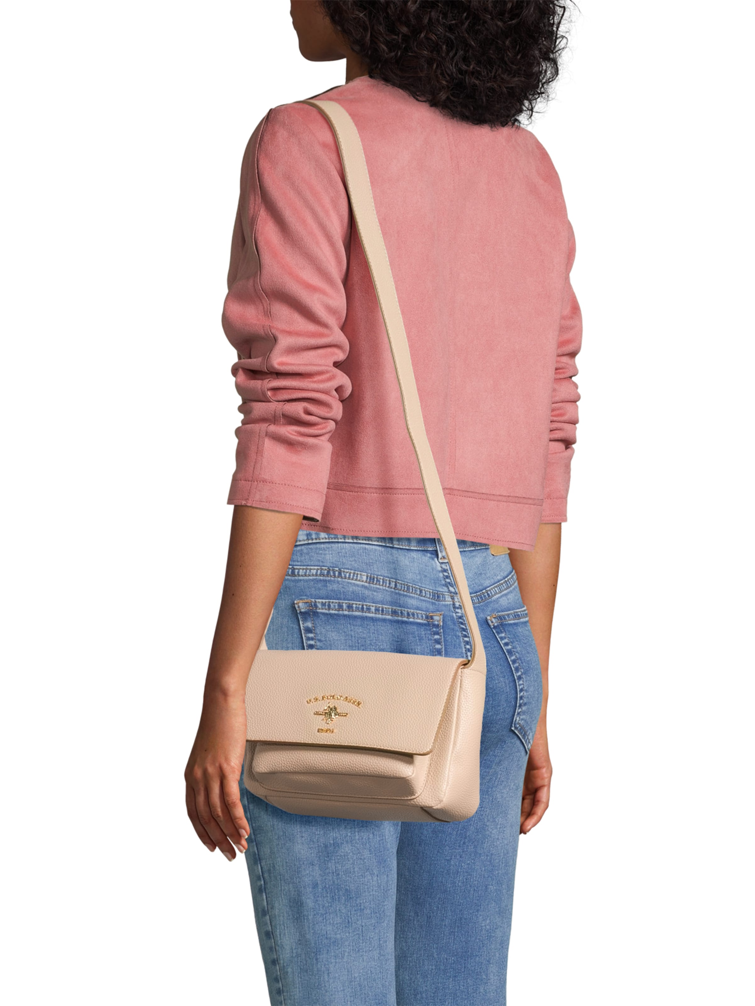 U.S. POLO ASSN. Shoulder bag 'Stanford' in Beige