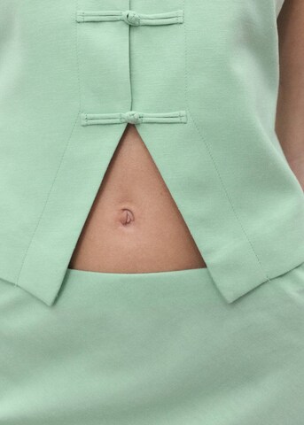 MANGO Weste 'Laguna' in Grün