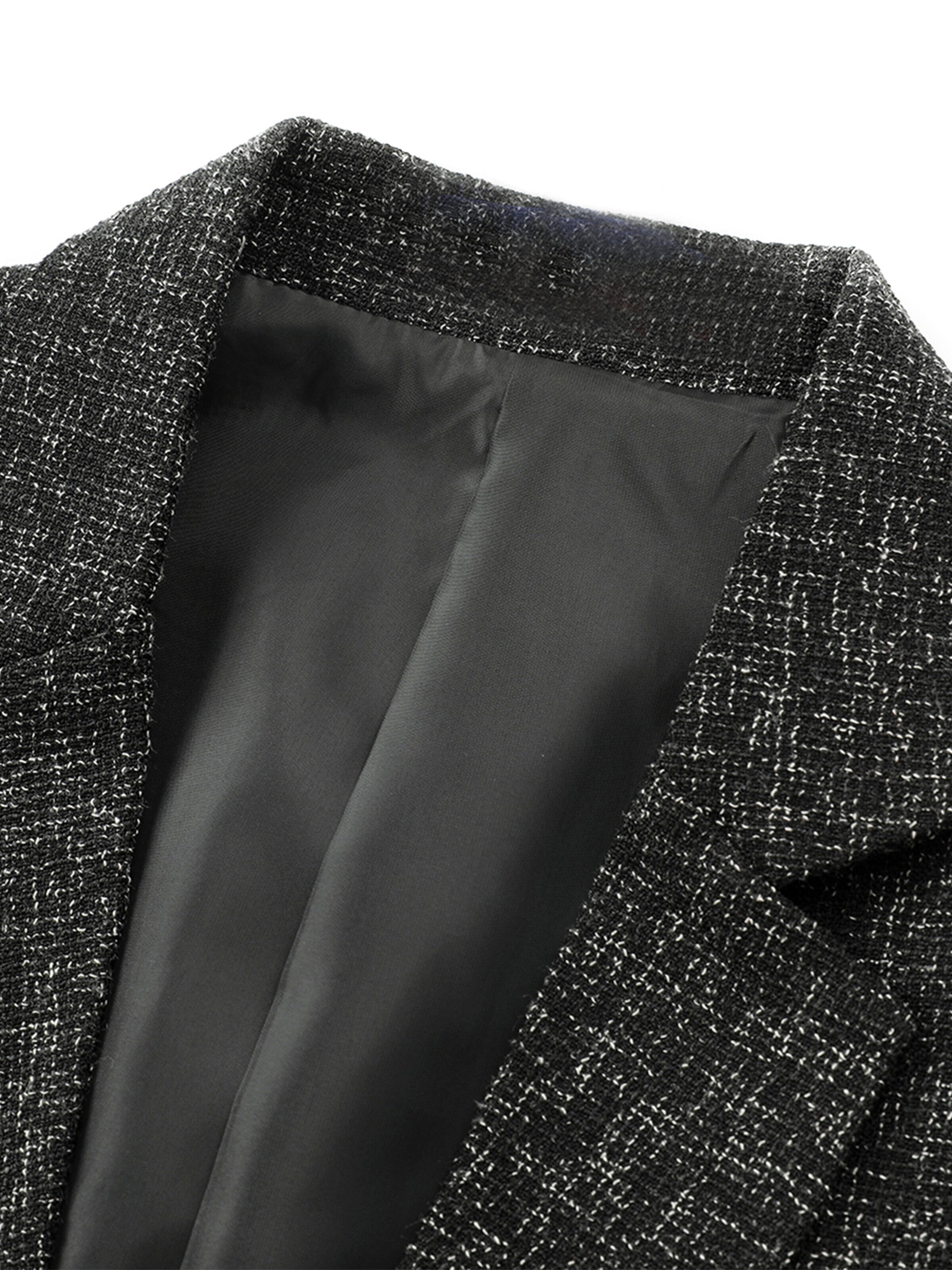 YOUTHUP Slim Fit Sakko 'Locker'‌‌‌ in Schwarz