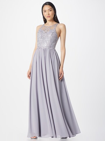 Laona Evening Dress in Grey: front
