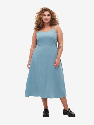 Zizzi Kleid 'Macy' in Blau: predná strana