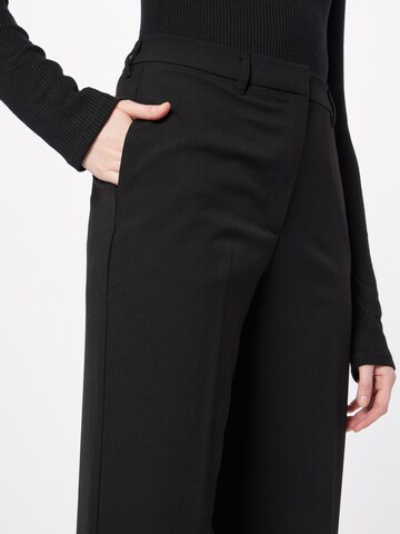 Samsøe Samsøe Regular Trousers with creases 'MAYA' in Black