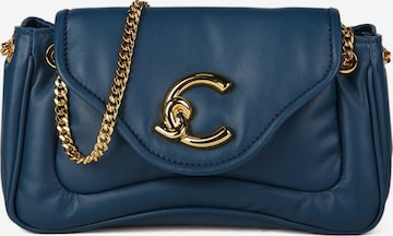 Coccinelle Handbag 'Coccinelle C-Me Fluffy Handbag Puffy Smooth Leather' in Blue: front