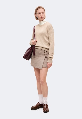 19V69 ITALIA - Jersey talla grande 'Losa' en beige