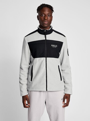 HALO Athletic Fleece Jacket in Grey: front