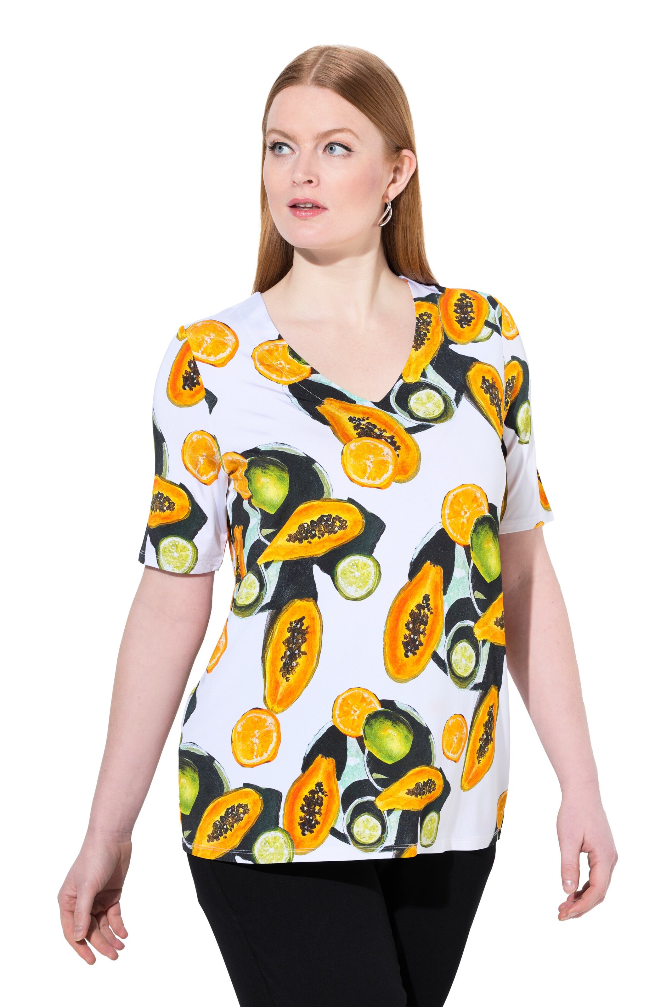 Ulla Popken Shirt in White: front