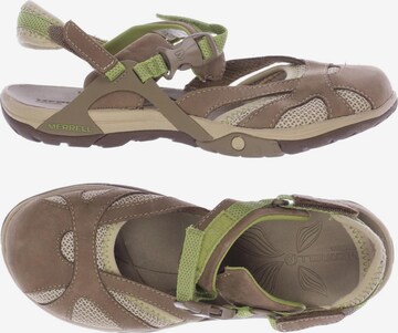 MERRELL Sandals & High-Heeled Sandals in 38 in Brown: front